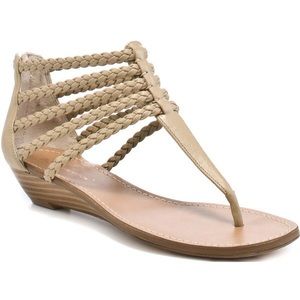BCBGeneration T-Strap Wedge